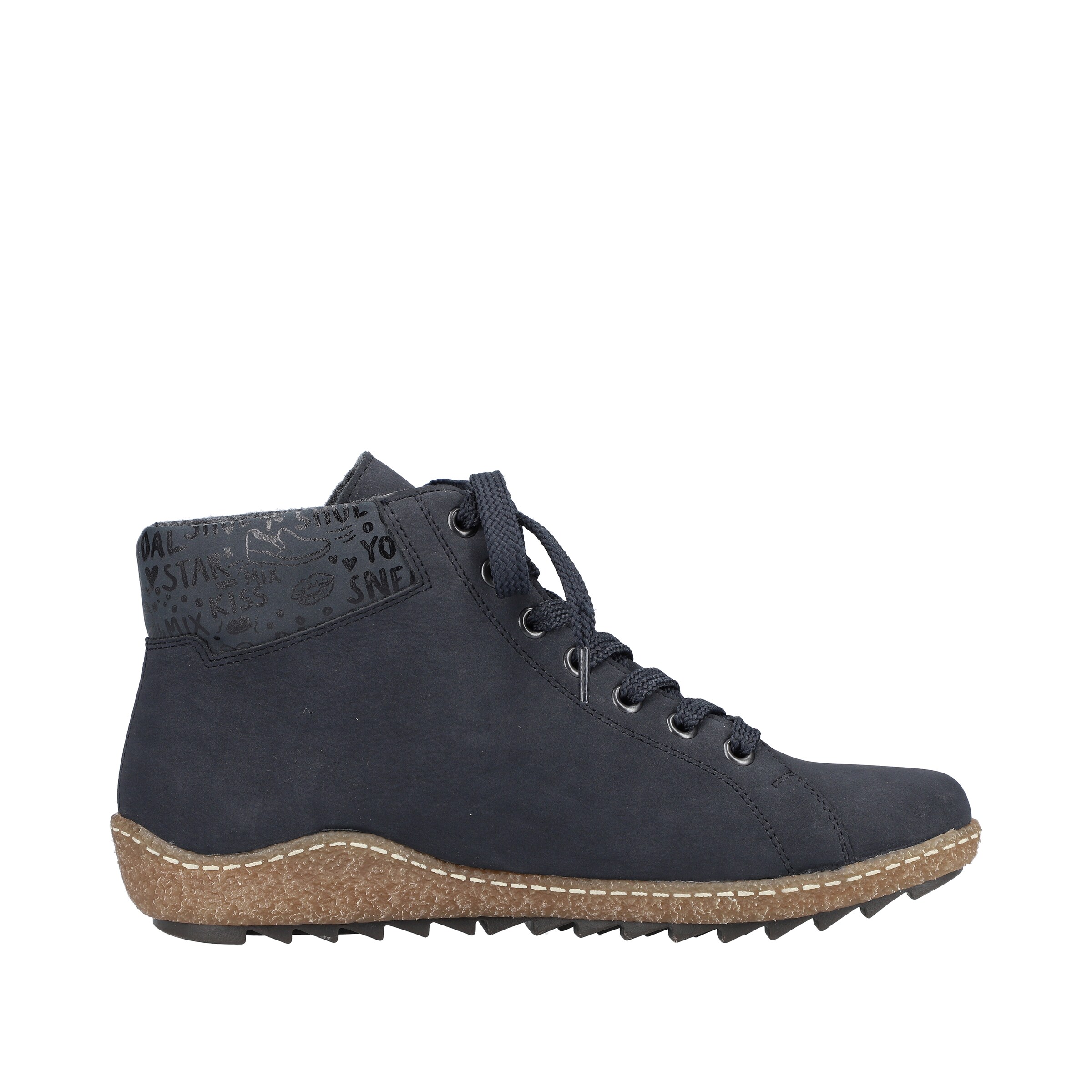 Bottines à lacets 'L7502' Rieker en bleu
