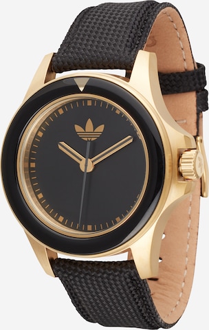 ADIDAS ORIGINALS - Reloj analógico en negro: frente