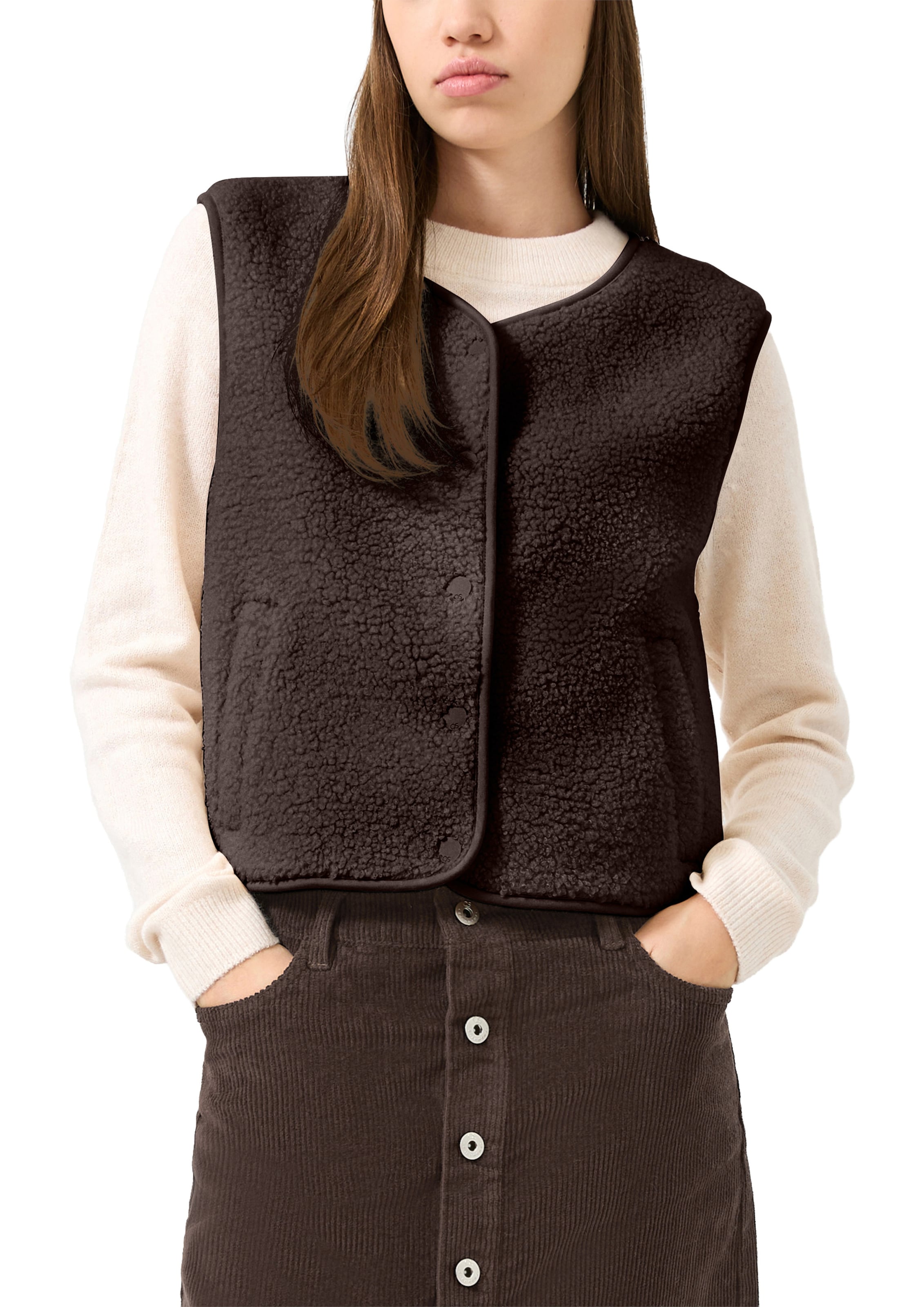 Gilet QS en marron