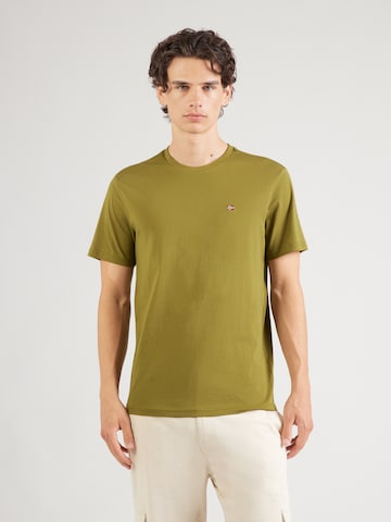 NAPAPIJRI - Camiseta 'SALIS' en verde: frente