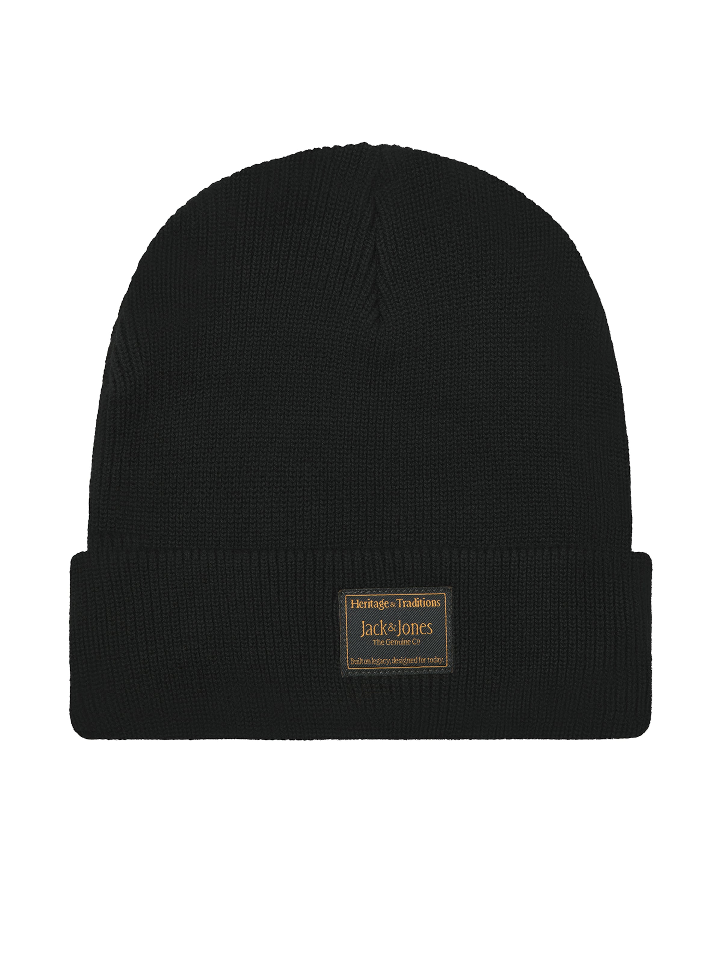 JACK & JONES Bonnet 'JACATTITUDE' en 55-60 en noir, Vue avec produit
