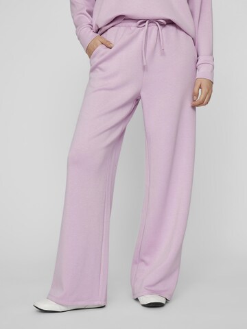 Wide Leg Pantalon VILA en rose : devant
