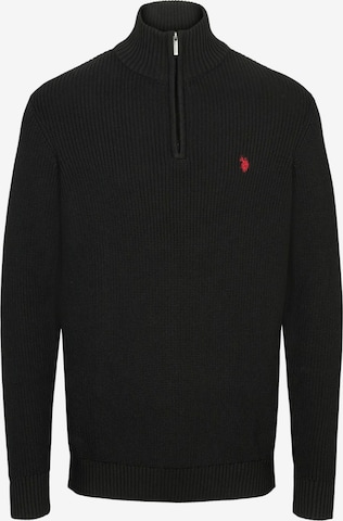 U.S. POLO ASSN. Neulepaita 'Rafael' värissä musta: etupuoli