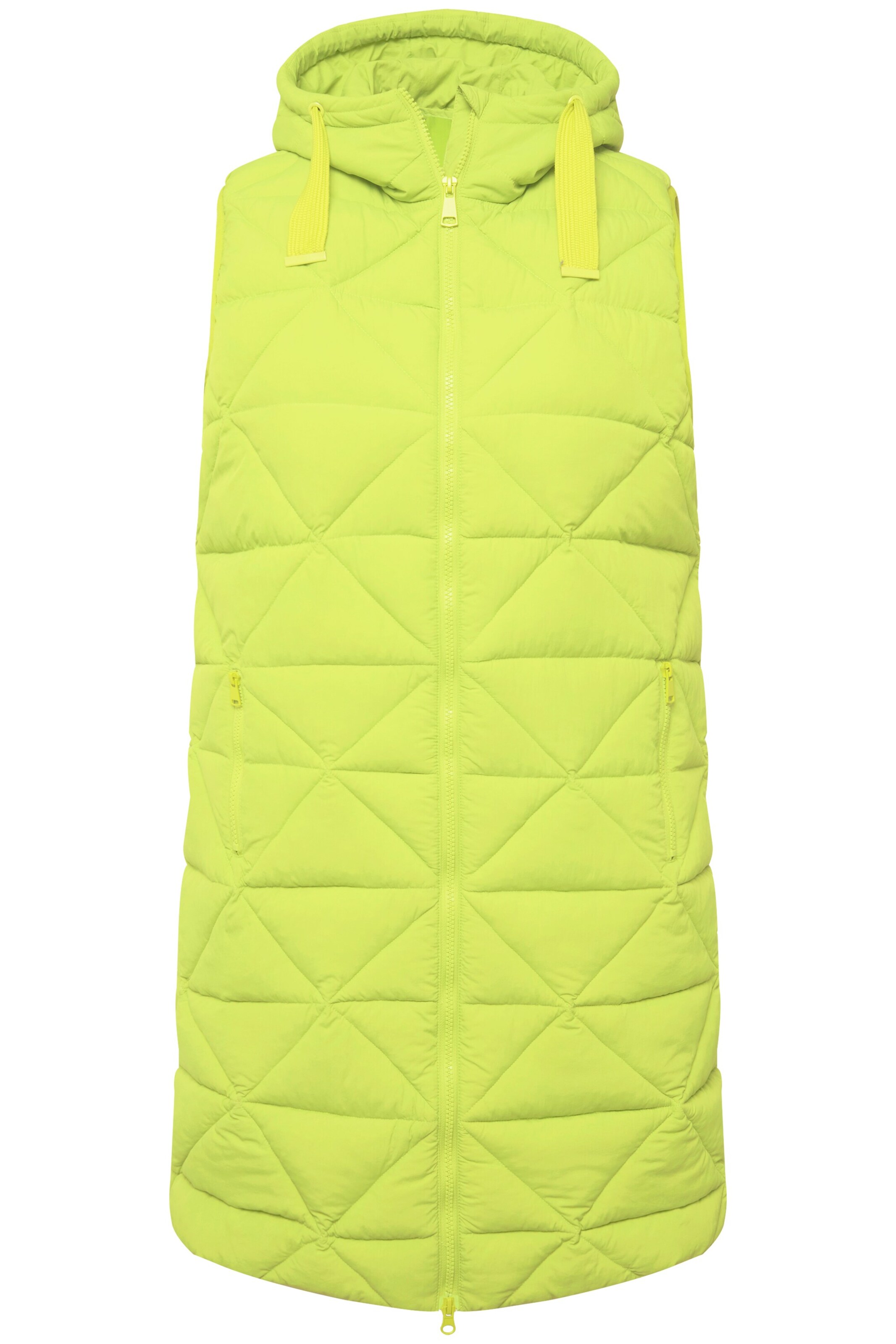 Ulla Popken Weste in Gelb: Vorderseite