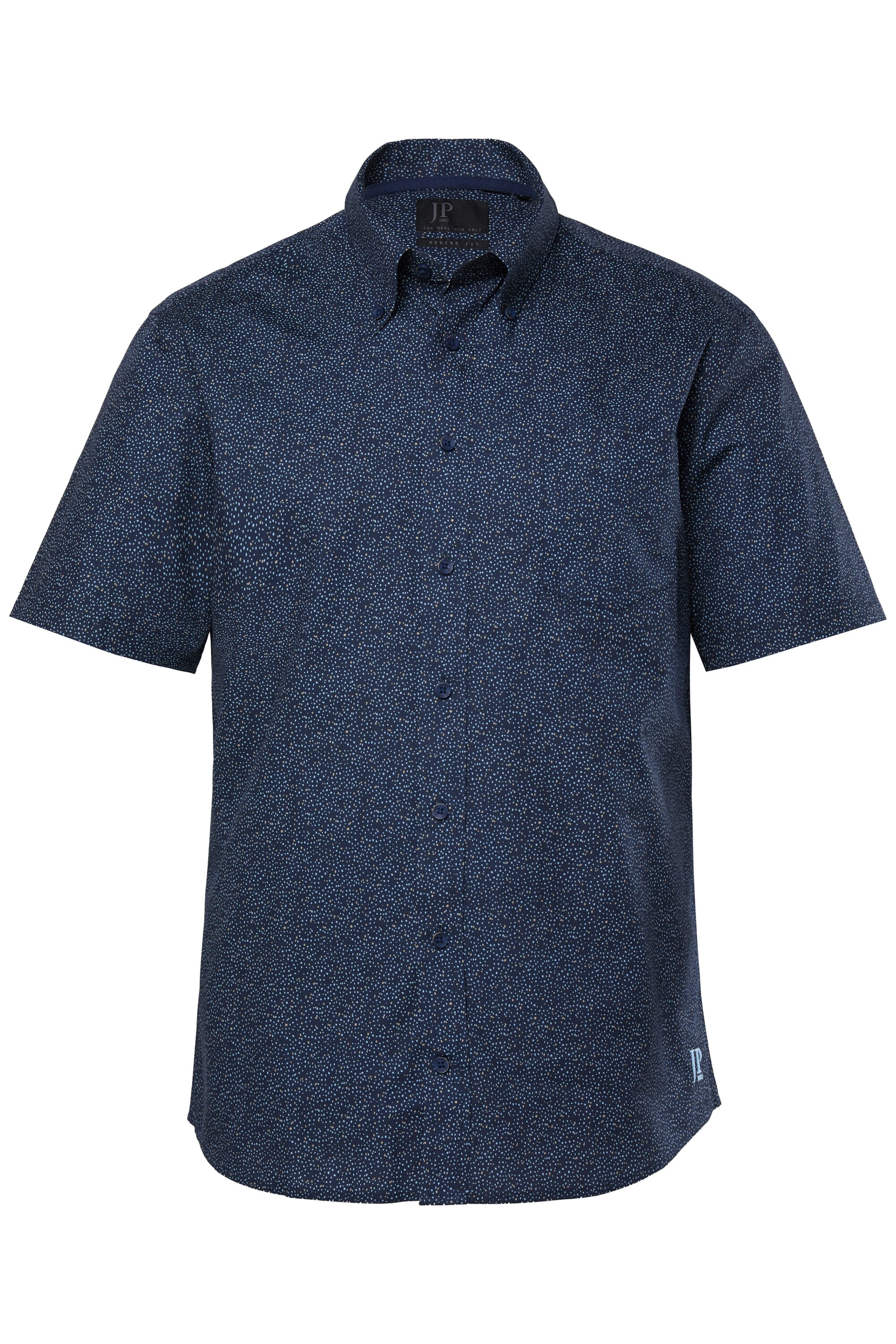JP1880 Regular fit Button Up Shirt in Blue: front