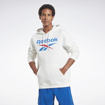 Sweat de sport 'Identity' Reebok en blanc : devant