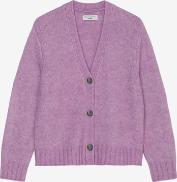 Marc O'Polo DENIM Knit Cardigan in Purple: front