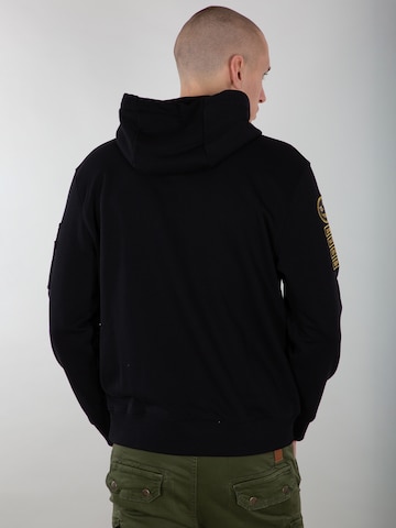 ALPHA INDUSTRIES Sweatshirt 'Nasa Voyager' in Black