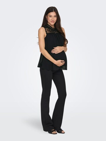 Only Maternity Top in Schwarz