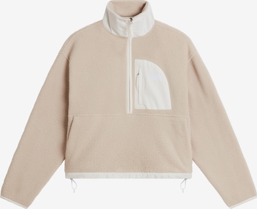 THE NORTH FACE Sports sweater 'Yumiori' in Beige: front