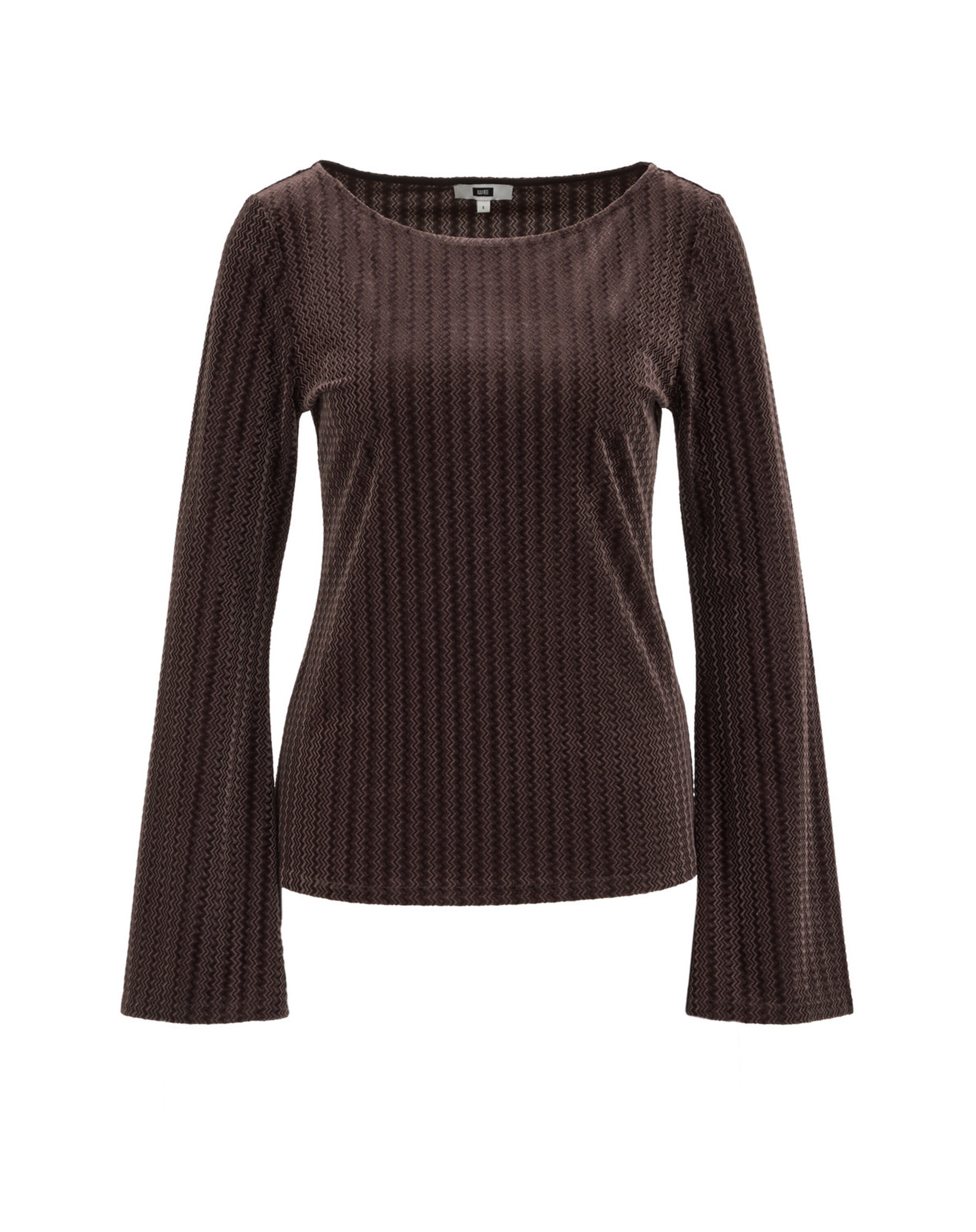 WE Fashion Koszulka w kolorze brązowy: przód