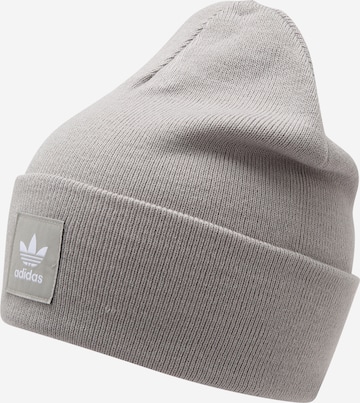 Bonnet 'Adicolor Cuff' ADIDAS ORIGINALS en gris : devant