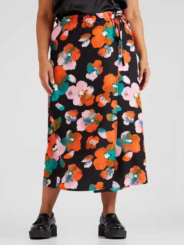 Vero Moda Curve Rok 'SOFIE' in Zwart: voorkant