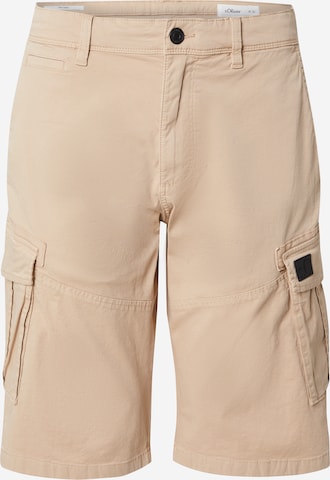 s.Oliver Hose in Beige: Vorderseite