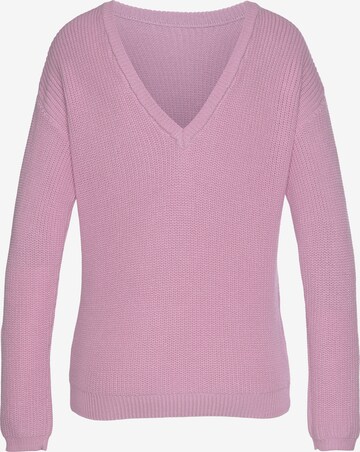 LASCANA Pullover in Lila: predná strana