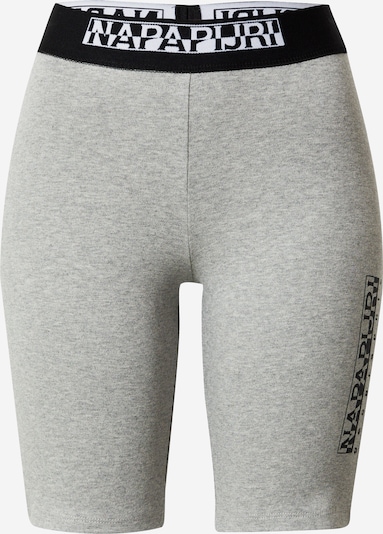 NAPAPIJRI Pantalon en gris chiné / noir / blanc, Vue avec produit