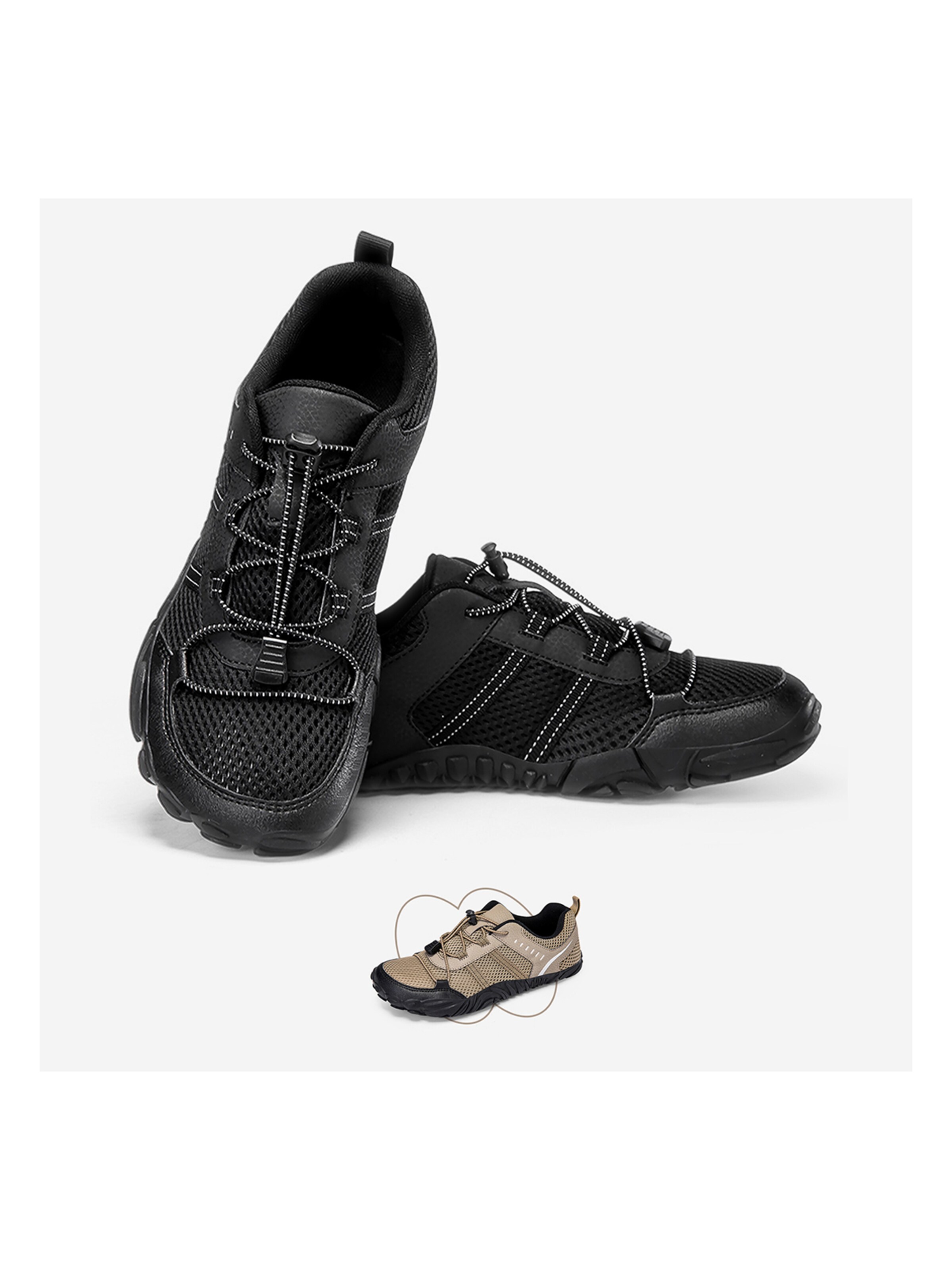 DOTALES Sneakers 'DOTALES - Stride Barfußschuhe' in Black: front