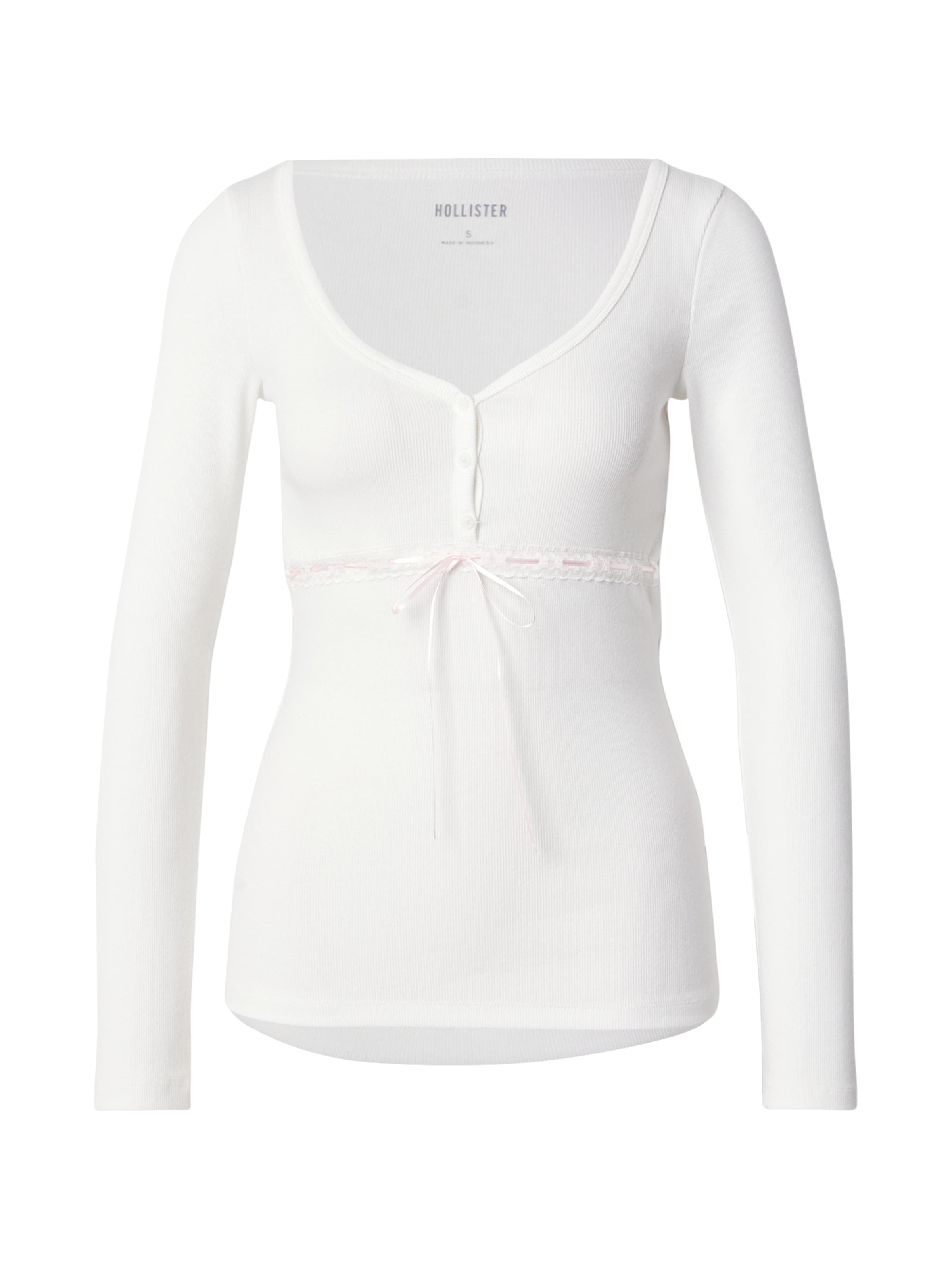 HOLLISTER Tričko – bílá: přední strana