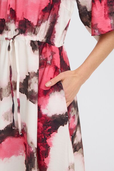 Fransa Kjole i antracit / melon / naturhvid, Produktvisning