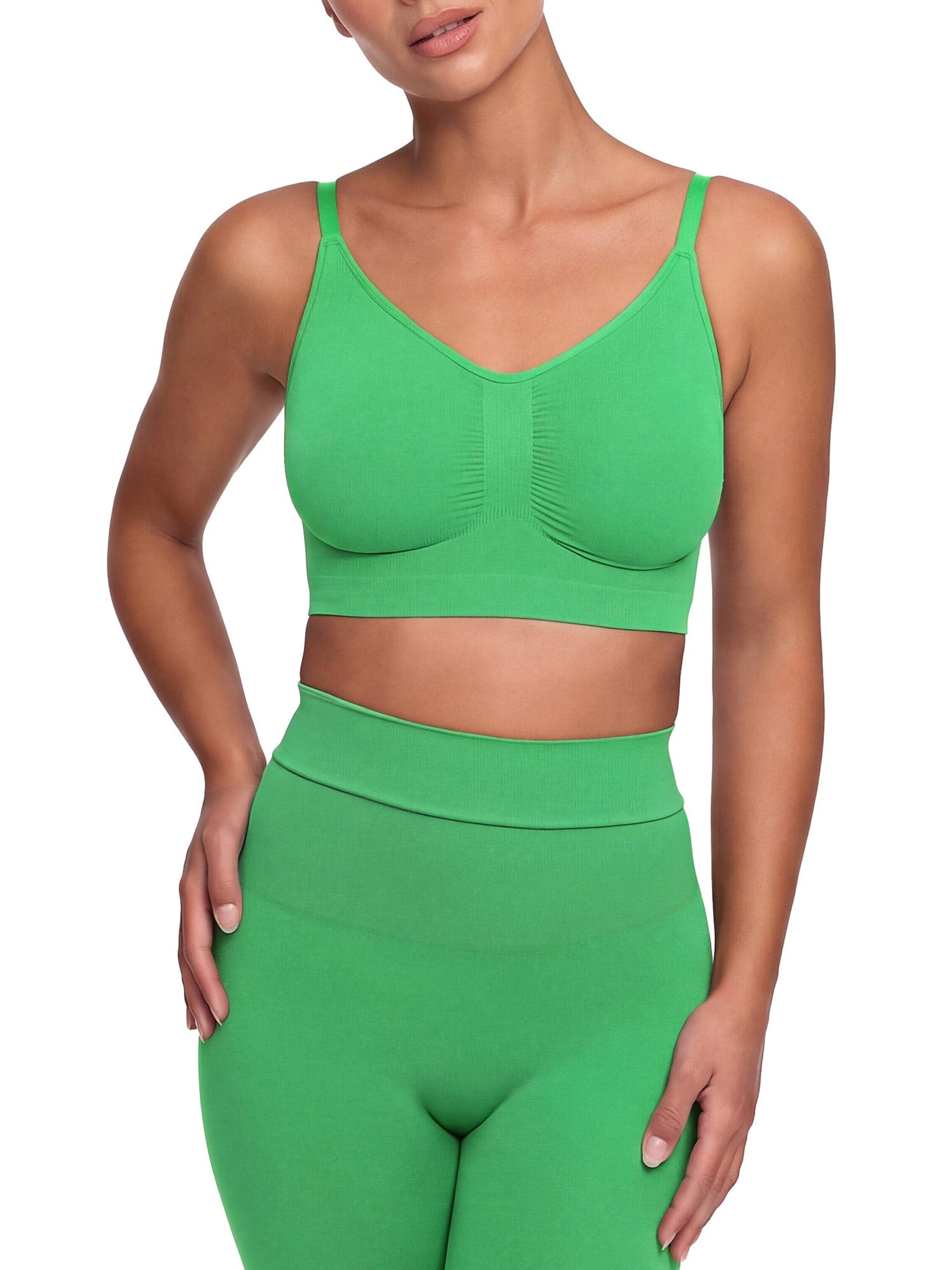 cfab by creamy fabrics Bralette Bra 'Comfort Bralette' in Green
