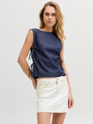 JJXX Top 'JXDebby' in Blauw: voorkant