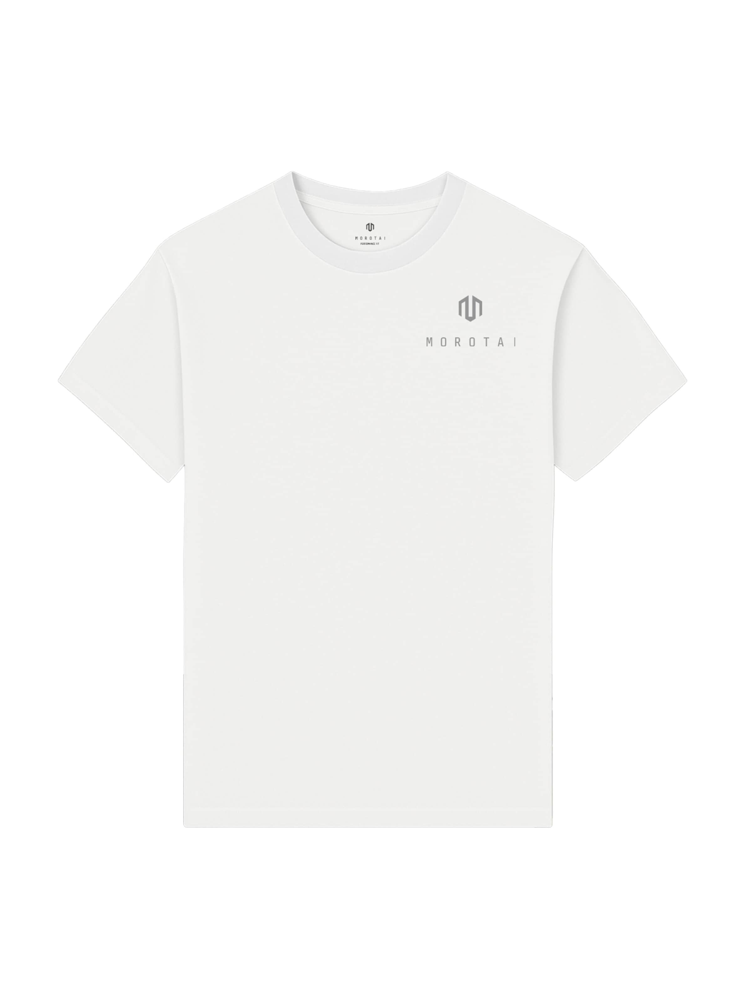 MOROTAI Shirt 'REFLECTIVE' in Wit: voorkant