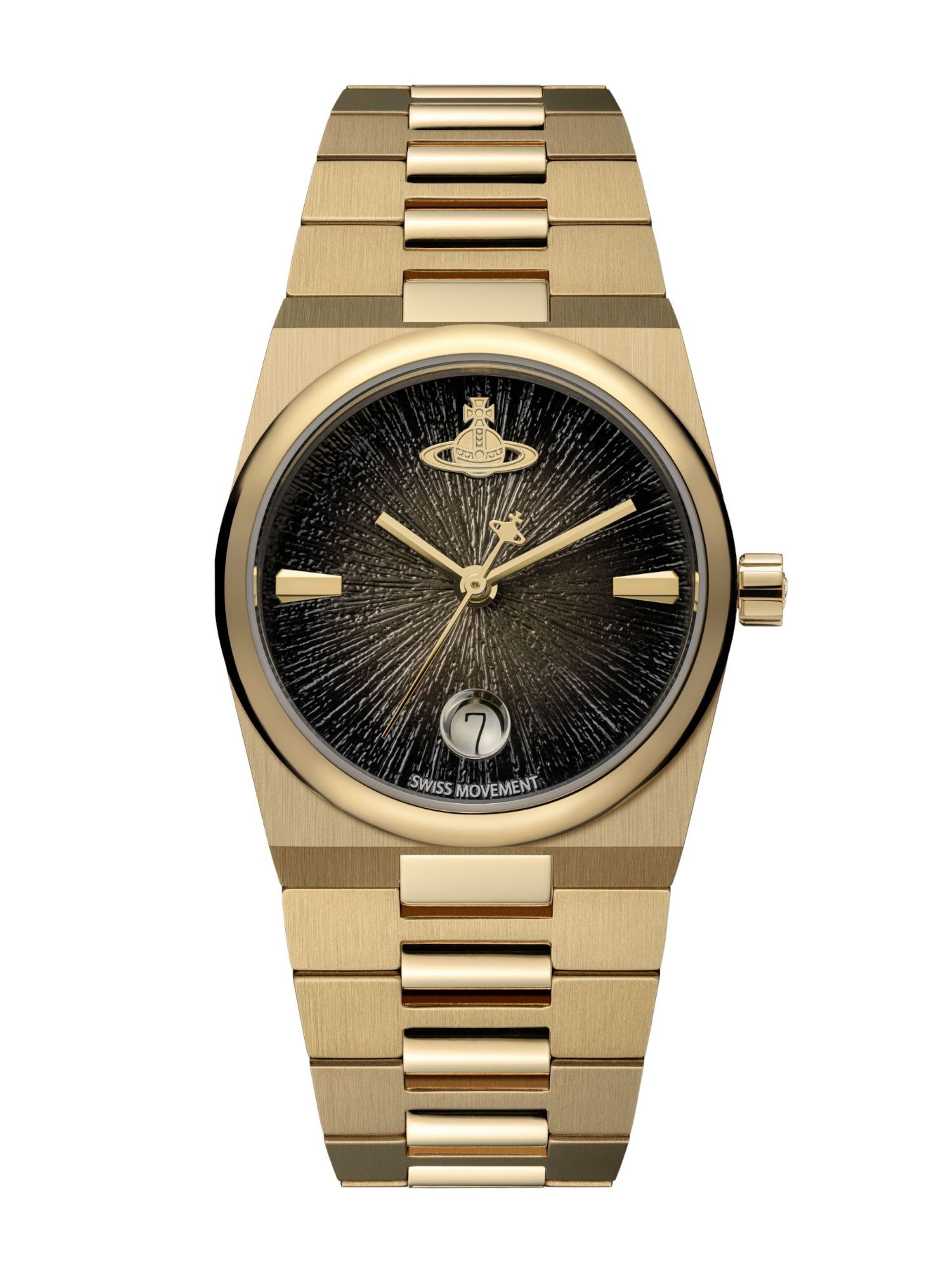 Vivienne Westwood Analog watch 'The Hoxton' in Black: front