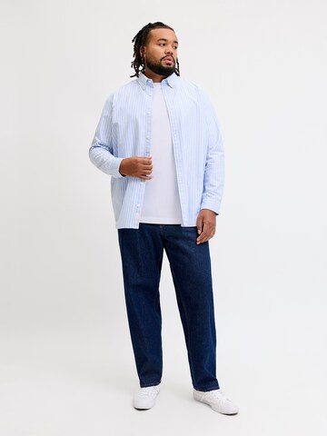Jack & Jones Plus Shirt 'JJEBarron' in White