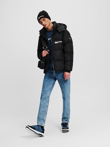 KARL LAGERFELD JEANS Tapered Jeans i blå