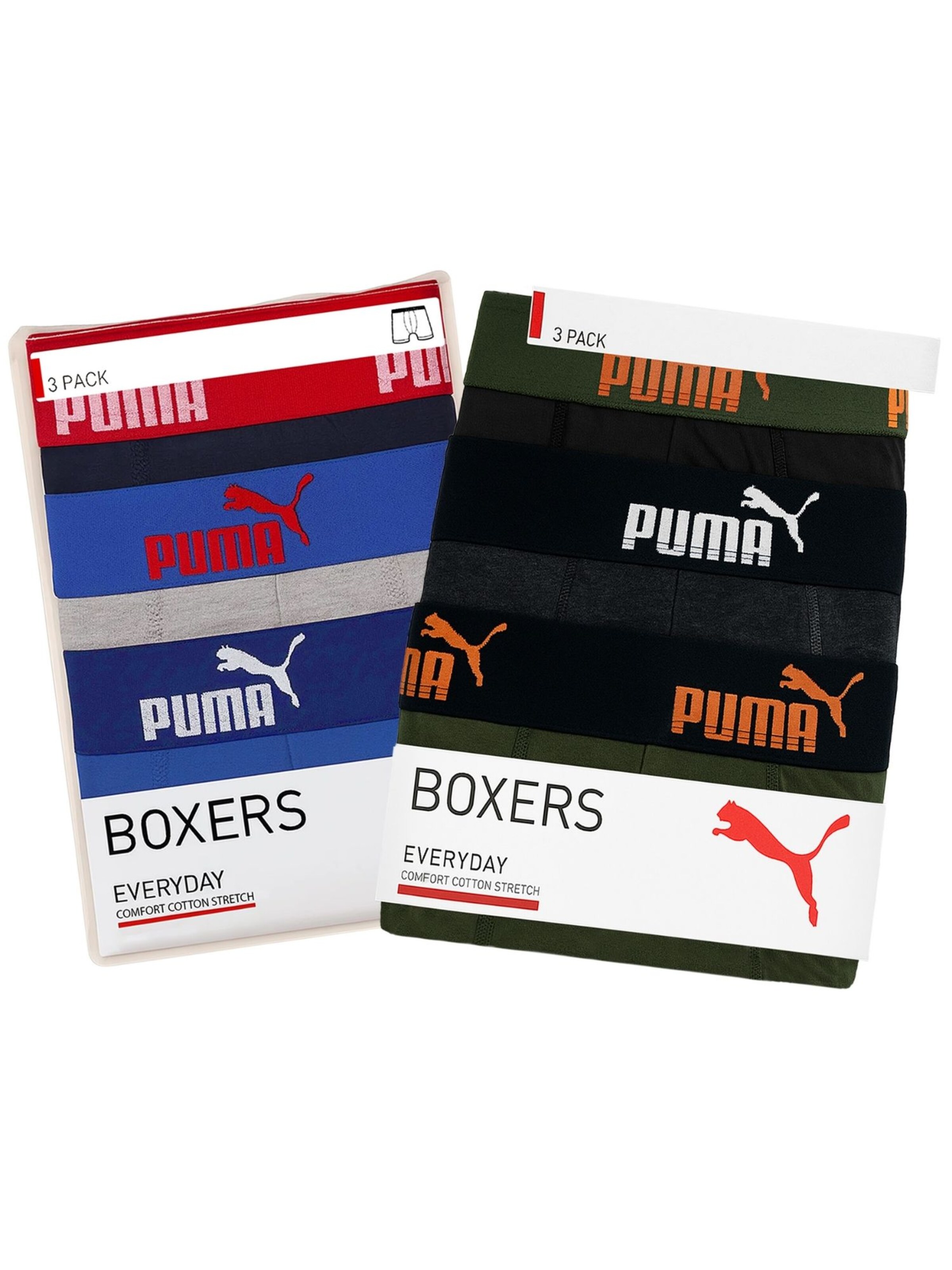 Boxers PUMA en mélange de couleurs