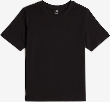 G-STAR Shirt 'Heavy Weight' in Zwart: voorkant