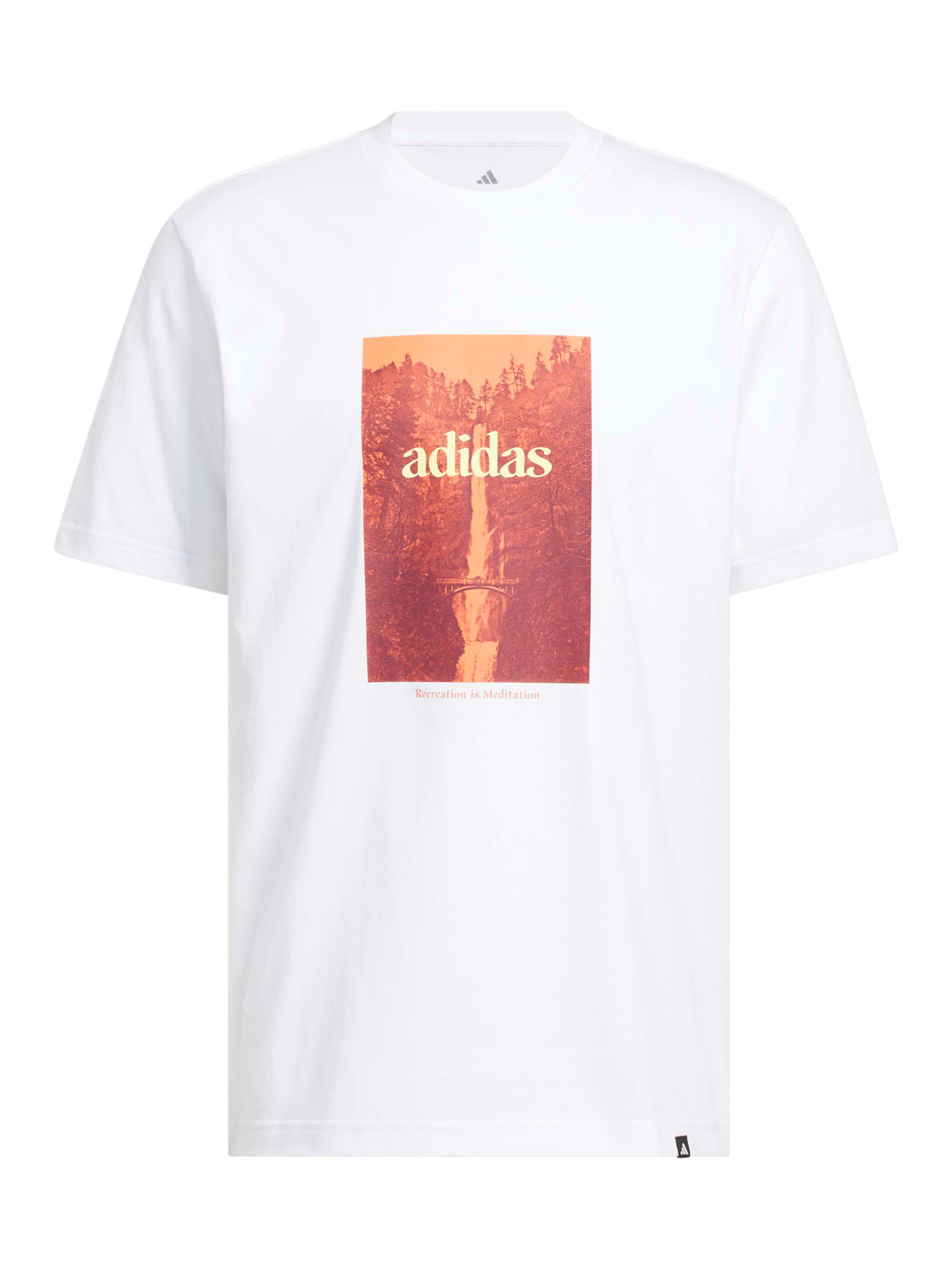 ADIDAS SPORTSWEAR - Camiseta funcional 'OUTSD FALLS' en blanco: frente