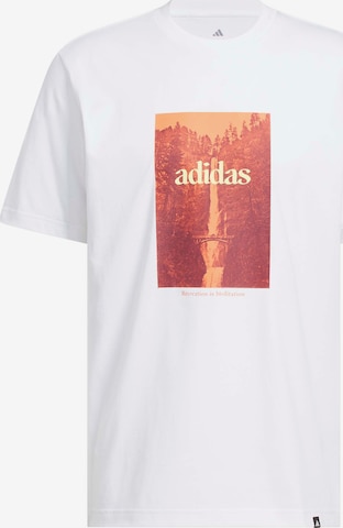 balta ADIDAS SPORTSWEAR Sportiniai marškinėliai 'OUTSD FALLS': priekis