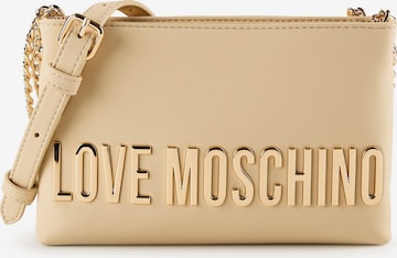 Sac à bandoulière 'Bold Love' Love Moschino en beige : devant