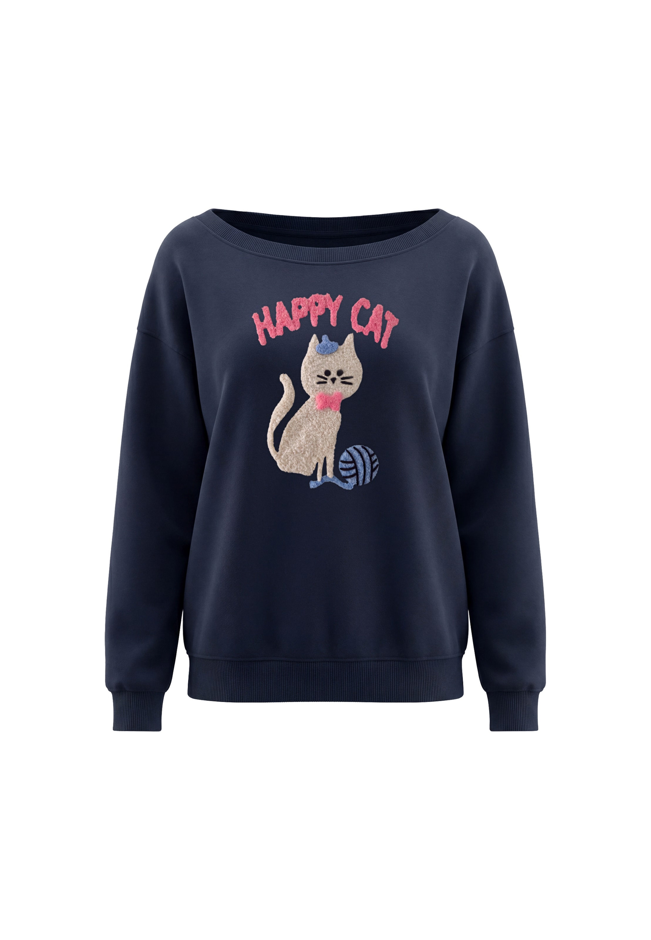 Sweat-shirt MYMO en bleu : devant