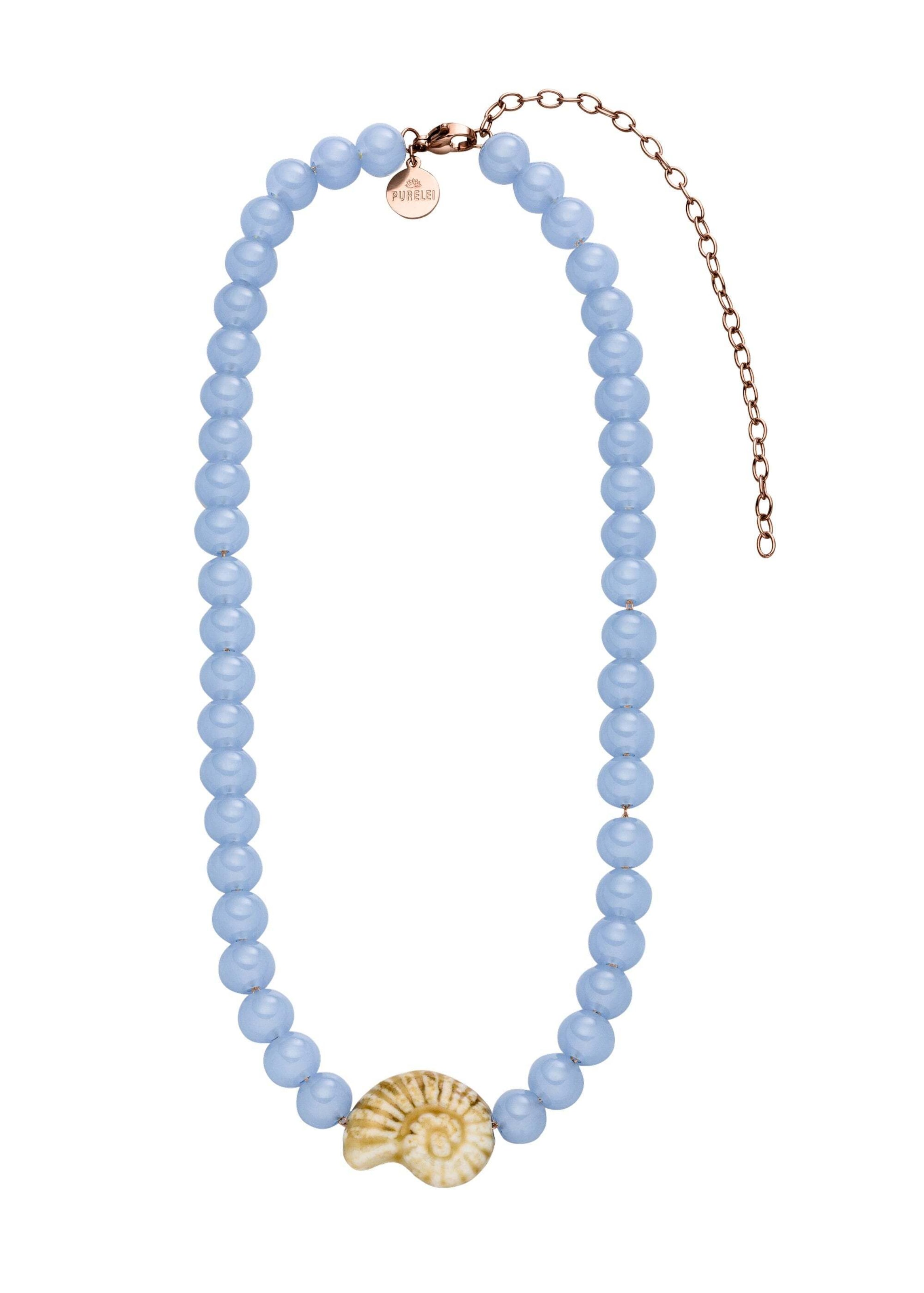 PURELEI Necklace 'Blue Lagoon' in Gold: front