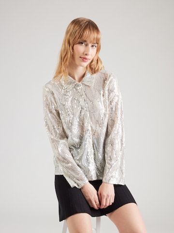 JDY Blouse 'JDYTANYA' in Beige: front