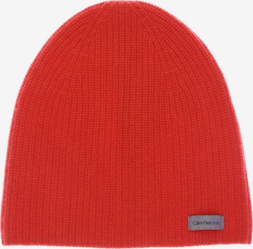 Calvin Klein Jeans Hut oder Mütze One Size in Rot: predná strana
