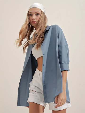Bigdart Blouse in Blauw