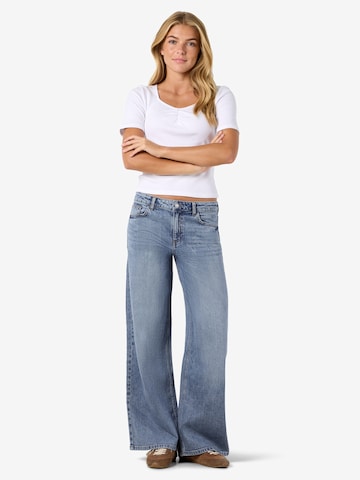 Noisy may Wide leg Jeans 'NMKenzie' in Blauw: voorkant