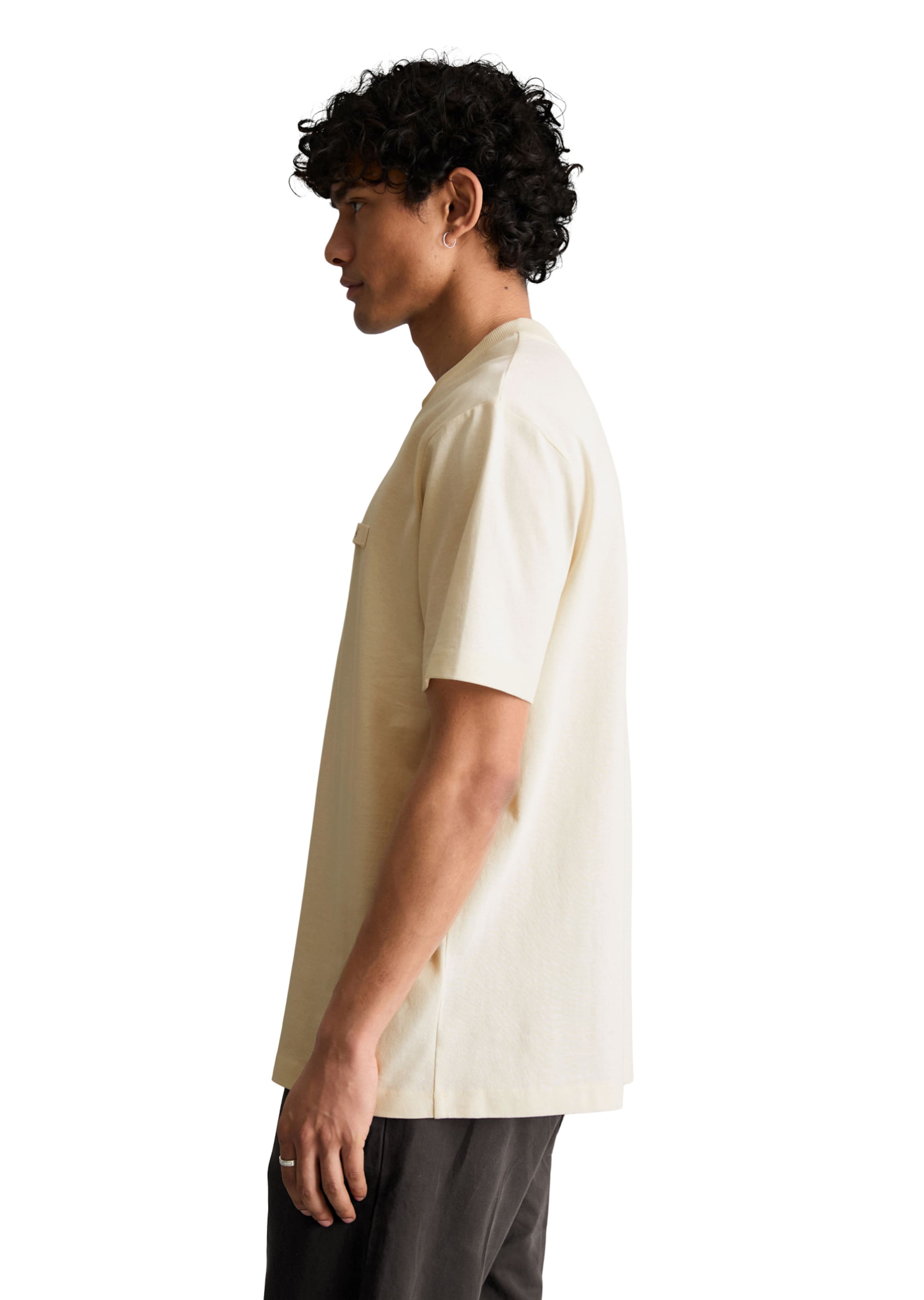 Marc O'Polo DENIM Shirt 'DfC' in Beige
