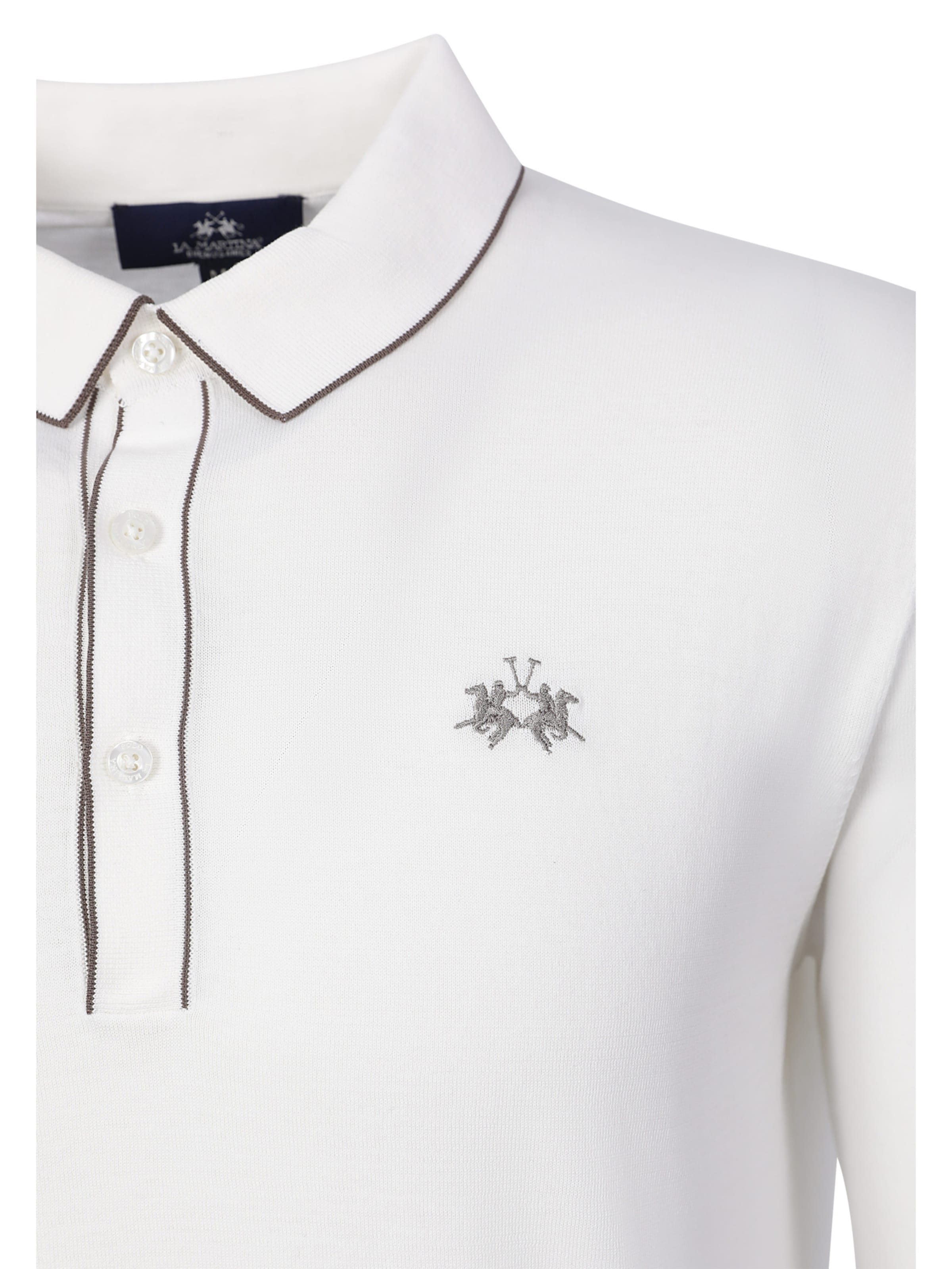 T-Shirt 'MCS006' La Martina en blanc