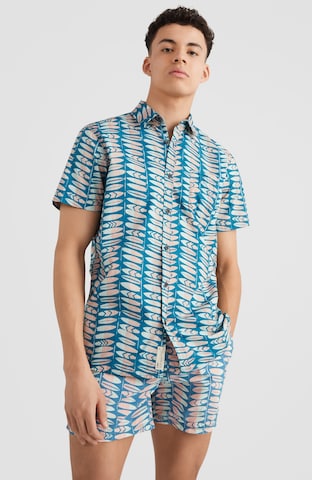 O'NEILL Regular fit Button Up Shirt 'Tasman' in Blue: front