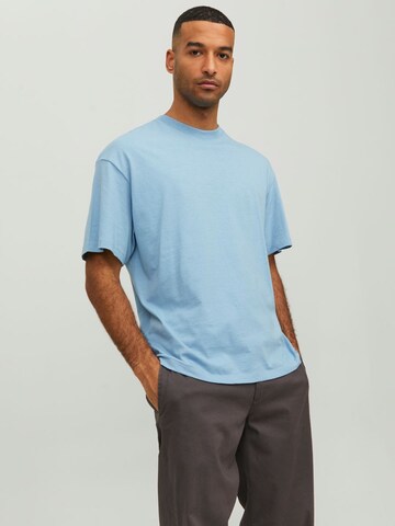 T-Shirt 'Brink' JACK & JONES en bleu : devant