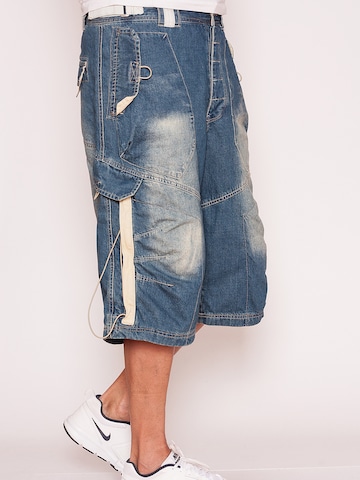 JET LAG Baggy Cargo Jeans 'Evan' in Blue