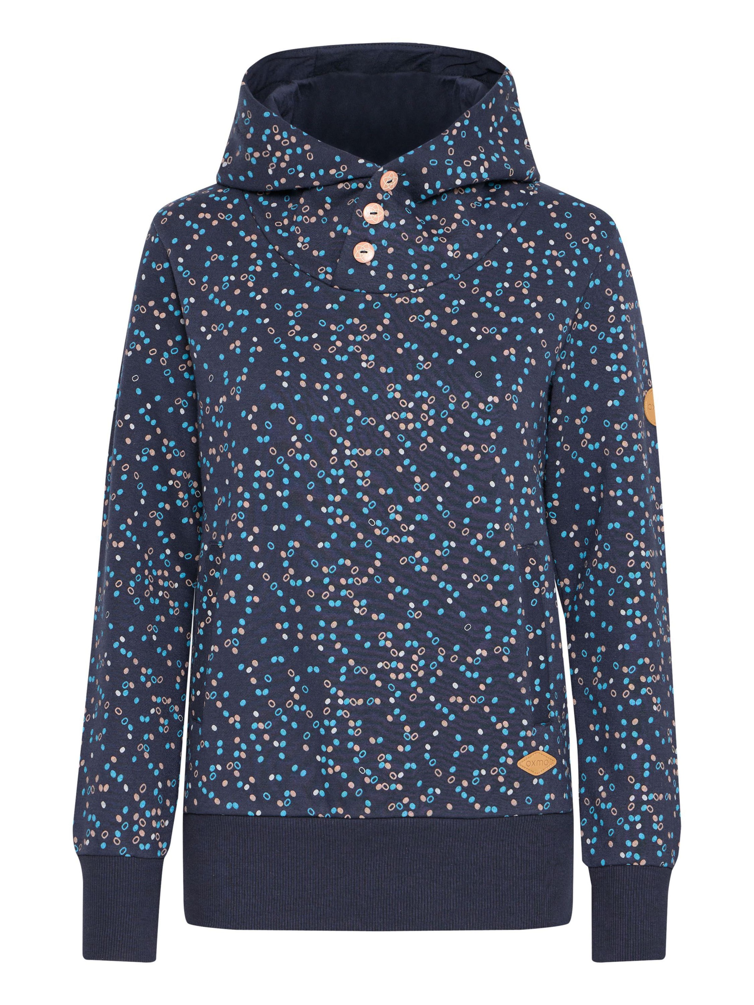 Oxmo - Sweatshirt 'Beate' em azul: frente