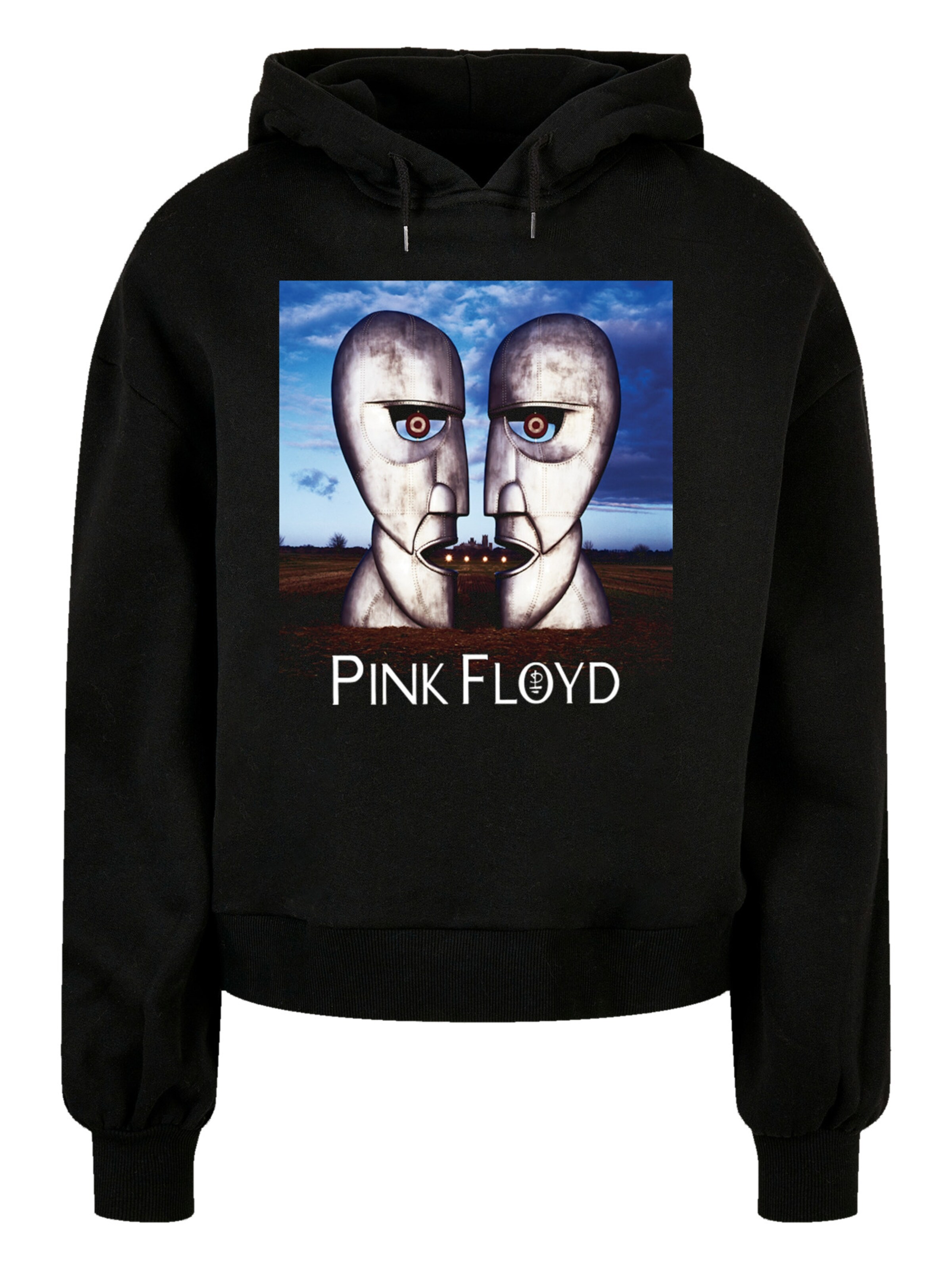 F4NT4STIC Sweatshirt 'Pink Floyd ' in Black: front