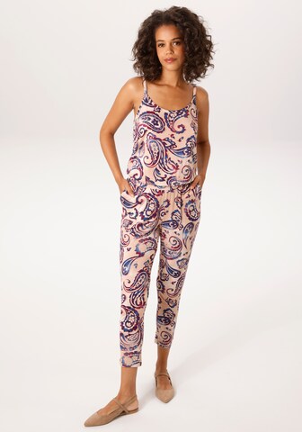 Aniston CASUAL Jumpsuit in Beige: front