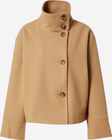 Gina Tricot Between-Season Jacket in Brown: front