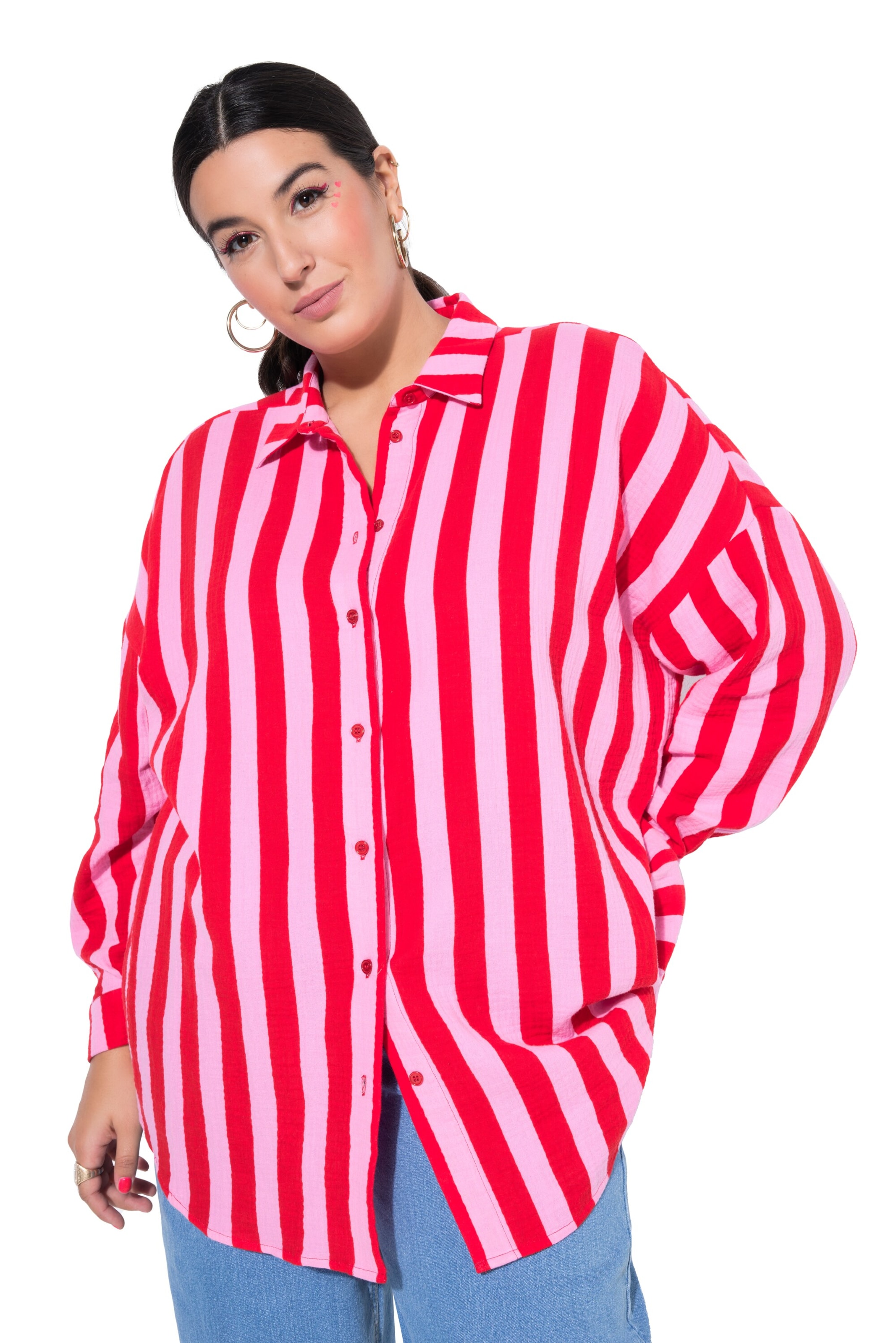 Studio Untold Bluse in Pink: Vorderseite